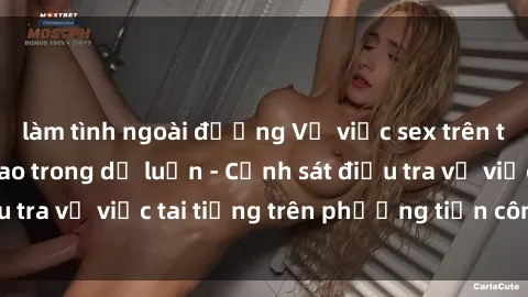 làm tình ngoài đường Vụ việc sex trên tàu hỏa gây xôn xao trong dư luận - Cảnh sát điều tra vụ việc tai tiếng trên phương tiện công cộng